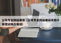 公司專(zhuān)業(yè)網(wǎng)站建設(shè)（公司專(zhuān)業(yè)網(wǎng)站建設(shè)濟(jì)南興田德潤(rùn)簡(jiǎn)介電話(huà)）