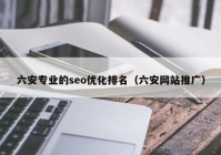 六安專業(yè)的seo優(yōu)化排名（六安網站推廣）